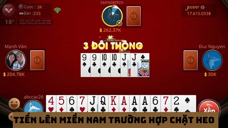 Trường hợp chặt heo trong tiến lên miền Nam apk